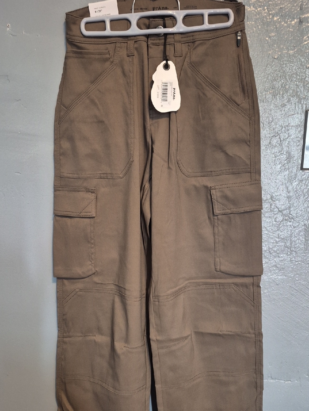 Prana Woman's Cargo Pants in Olive Brown - Classic Utility Style